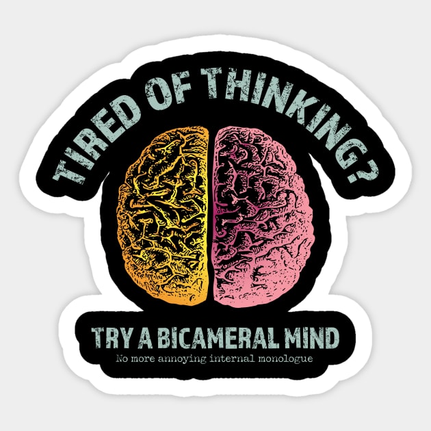 Bicameral Mind Sticker by LovableDuck